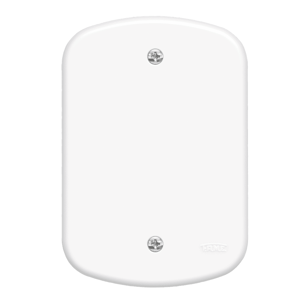 Placa 4" x 2" F0 - Blanc