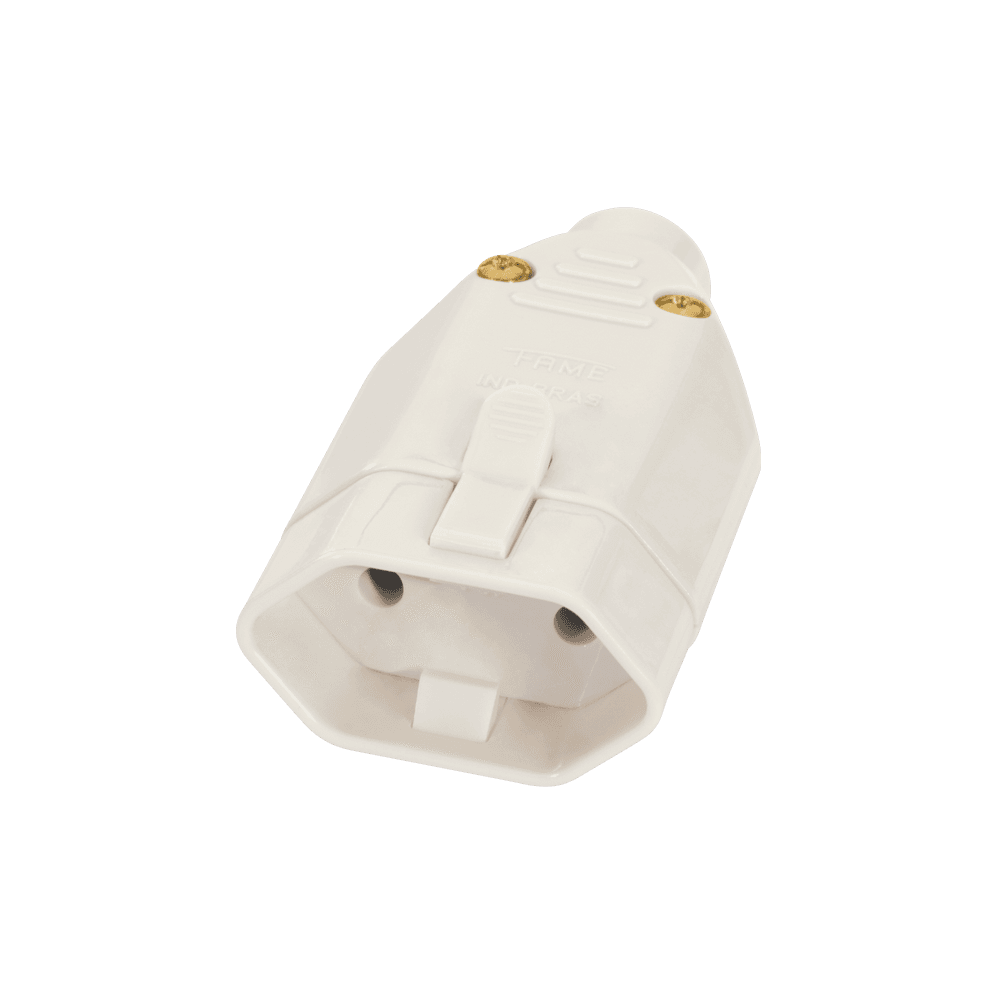 Tomada 2P - Junção Fêmea - 10A/250V~ - Cinza - Sobrepor