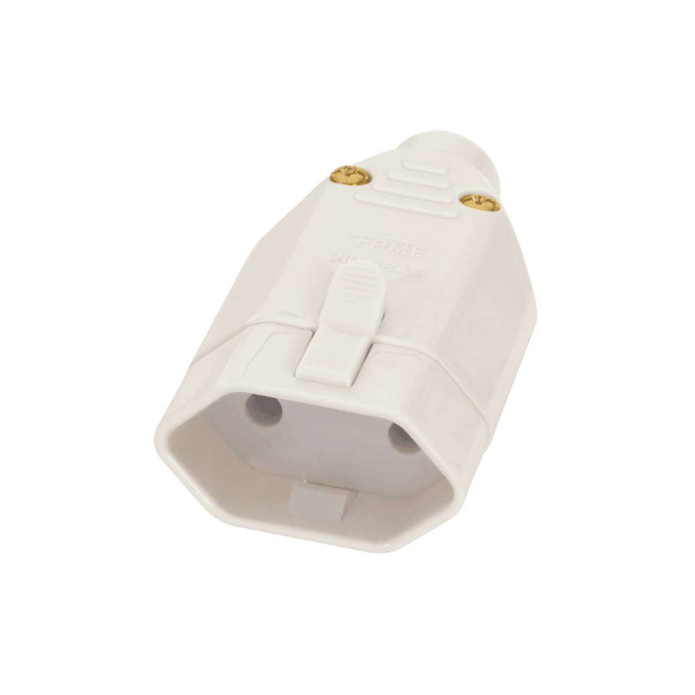 Tomada 2P - Junção Fêmea - 20A/250V~ - Cinza - Sobrepor