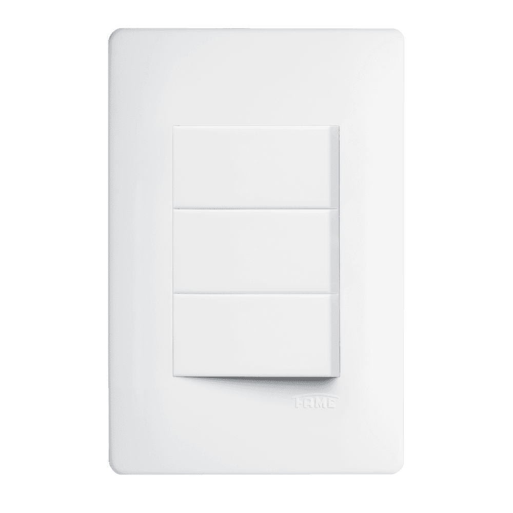 3 Interruptores Simples - Habitat