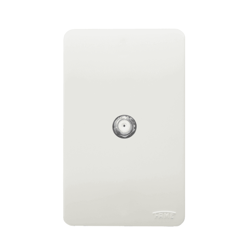 Tomada para Antena de TV com Placa - Sistema Externo Modular
