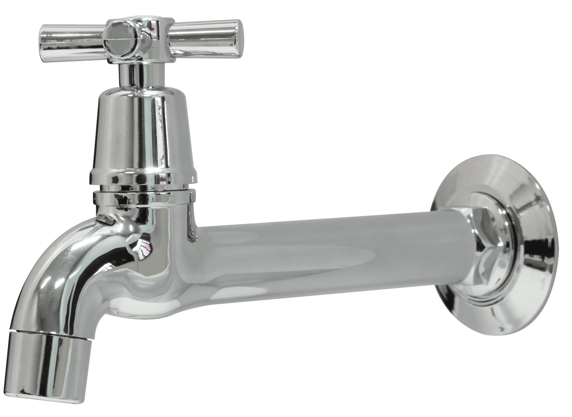 Torneira AcquaFam Bica Reta Parede - Cozinha Cromada