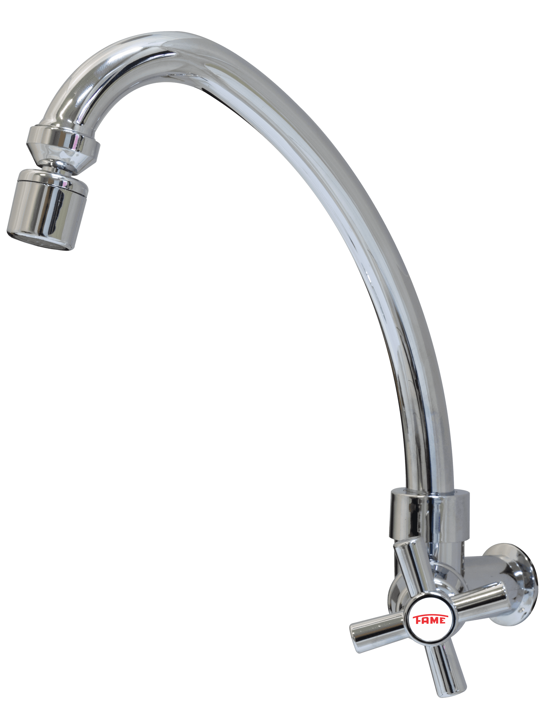 Torneira AcquaFam Bica Alta e Móvel Parede - Cozinha Cromada