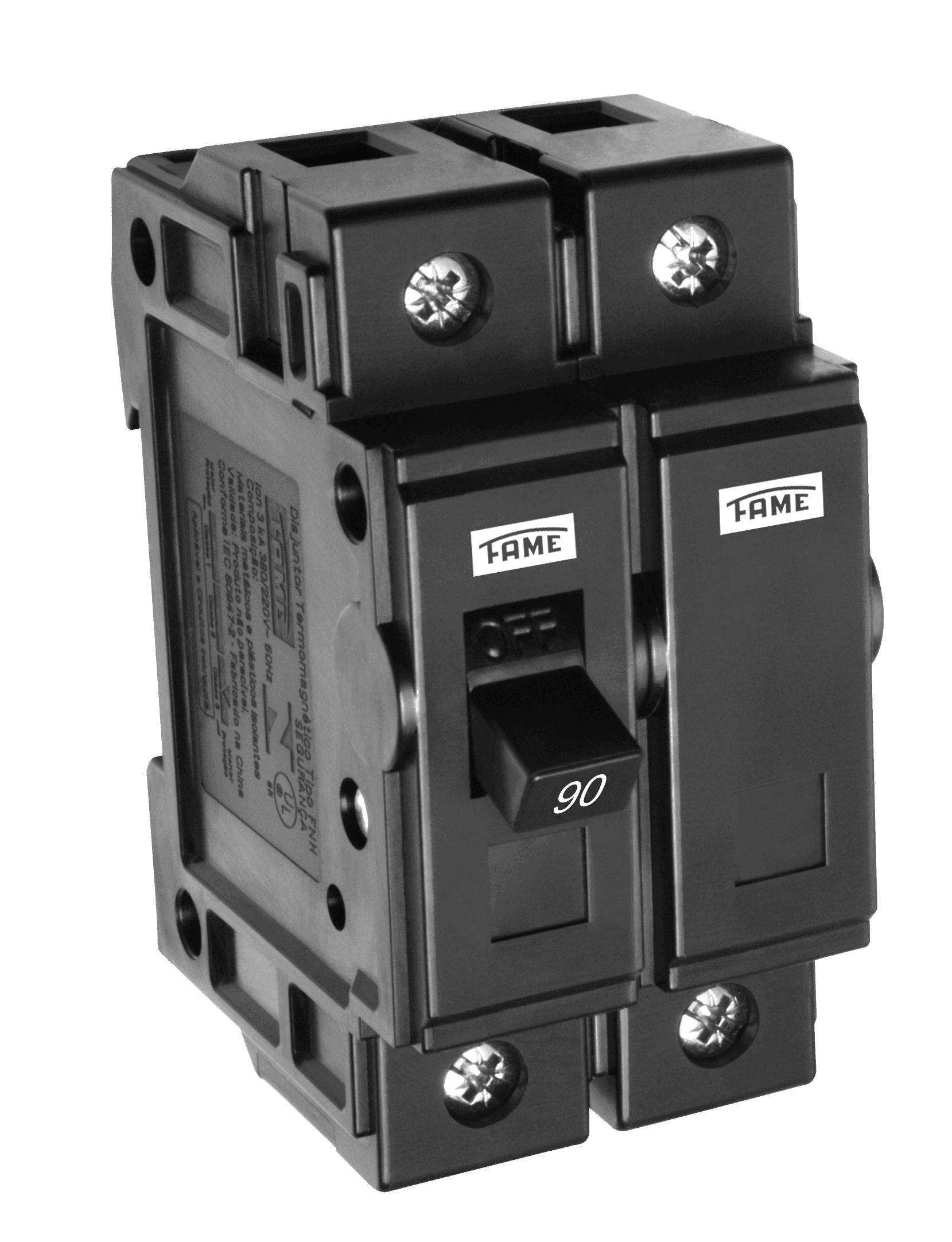 Disjuntor NEMA FNH Bipolar 2P 90A - Condutor 16mm