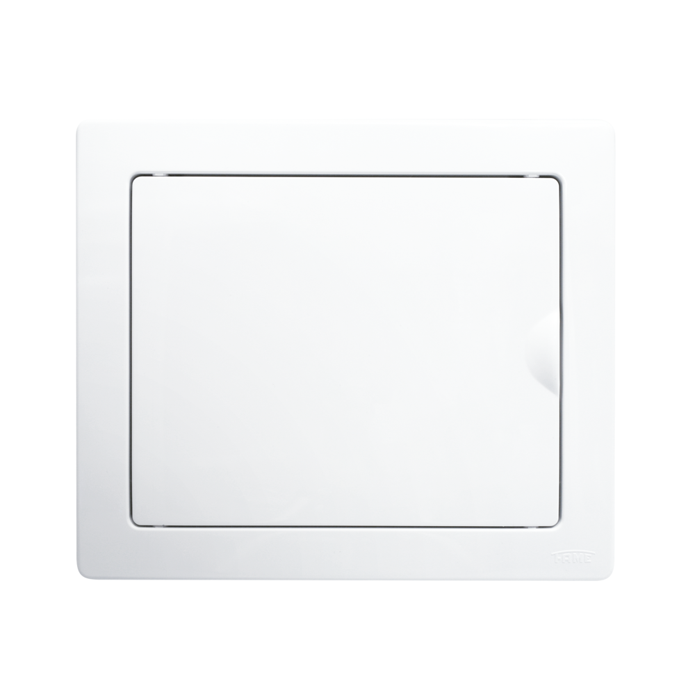 Quadro de Distribuição de Embutir para 6 Disjuntores NEMA ou 8 DIN - Porta Branca Reversível